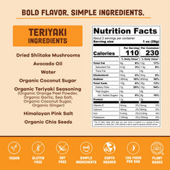 Pan's Mushroom Jerky teriyaki slices ready for quick savory cravings