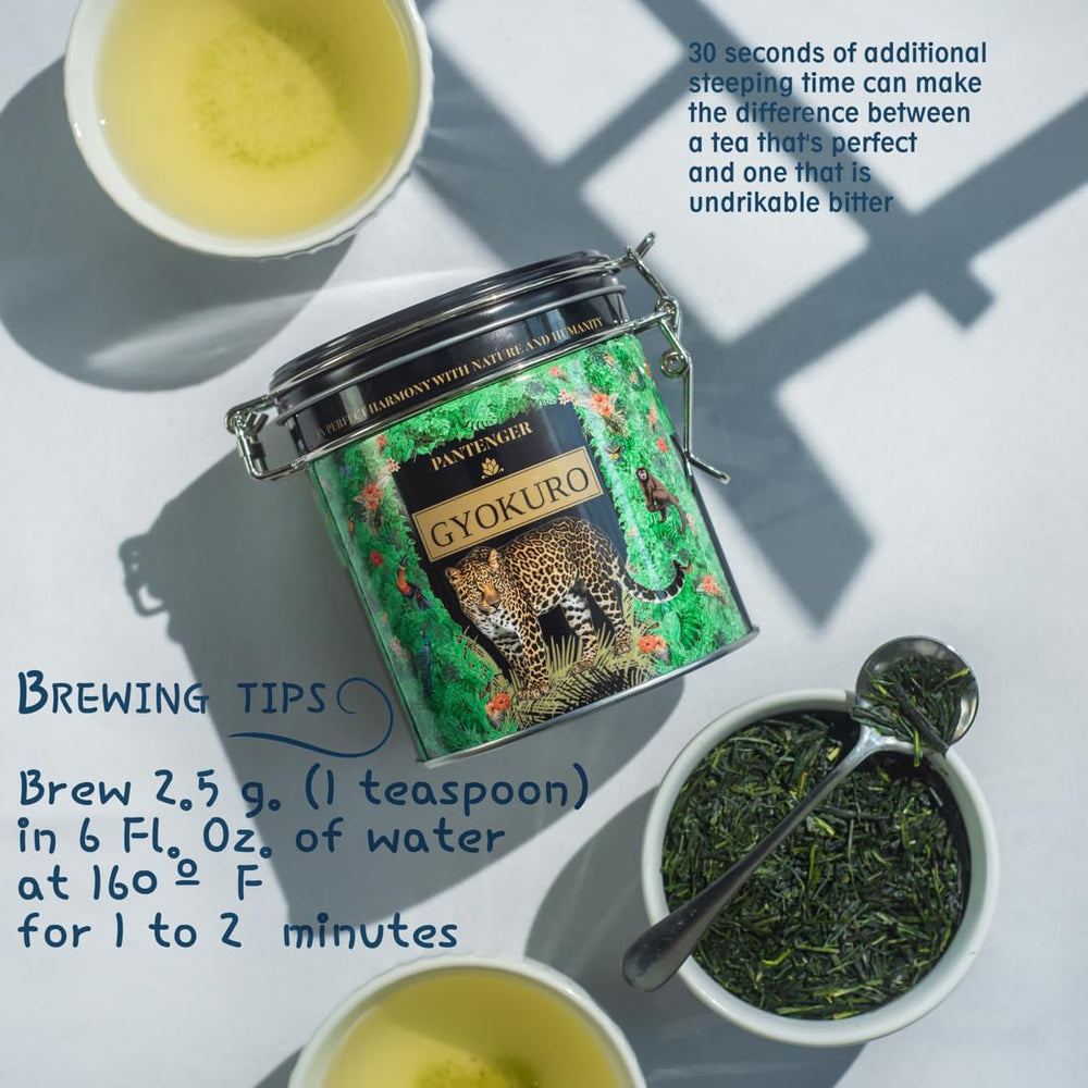 Pantenger Gyokuro Saemidori cultivar image signaling delicate flavor profile