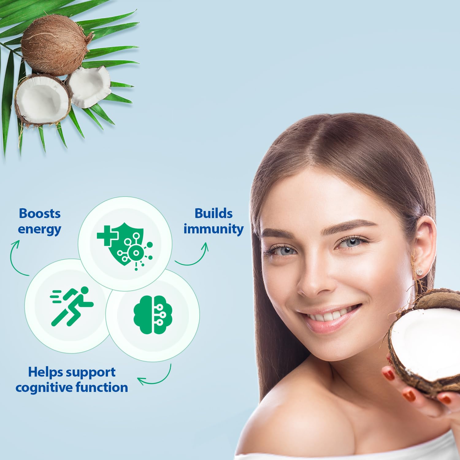 Parachute Naturalz coconut oil boosts flavor in baking and dressings.