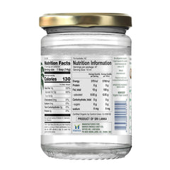 Open jar shows smooth oil ideal for cooking and dressings.