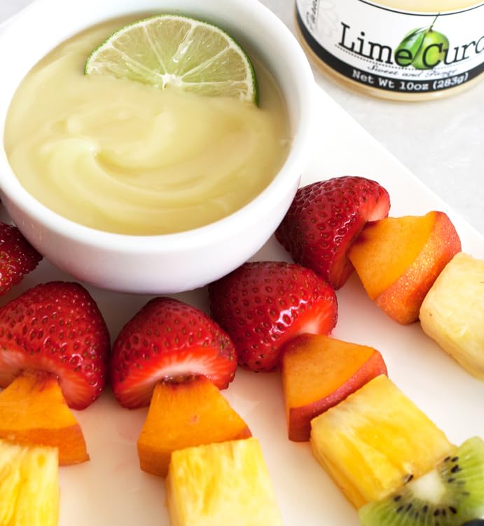 Paradigm Foodworks Lime Curd in a resealable jar preserves freshness.