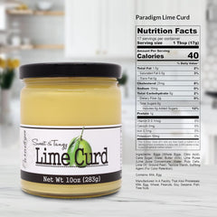 Paradigm Foodworks Lime Curd spread on toast, perfect for afternoon tea.