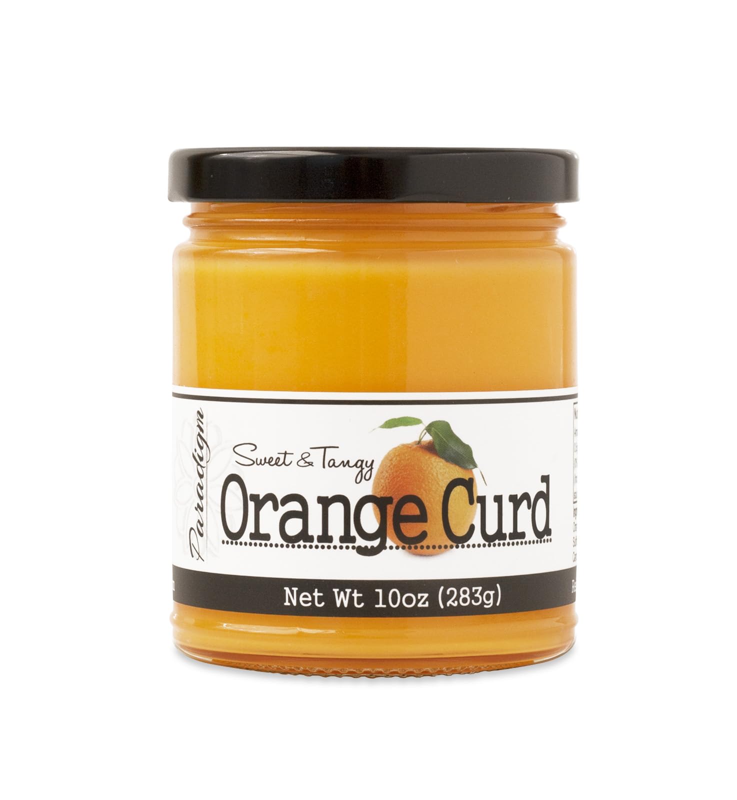 Paradigm Foodworks Orange Curd jar with real orange flavor for desserts.