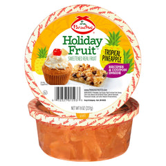 Paradise Pineapple Wedges natural: chewy, sweet-tart candied pineapple for snacking and toppings.