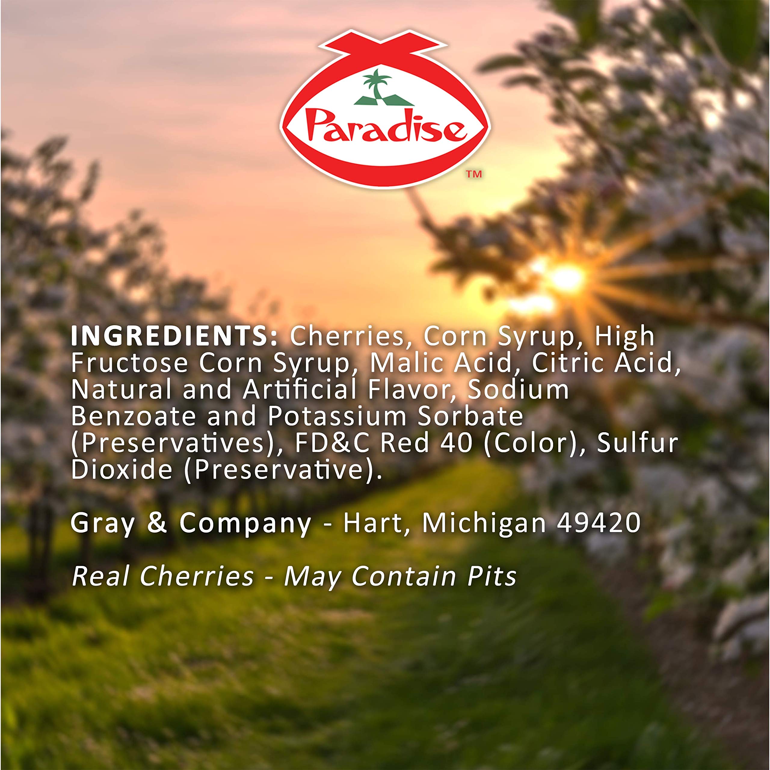 Paradise Red Cherries on a baking sheet ready to inspire cherry brownies and cookies.