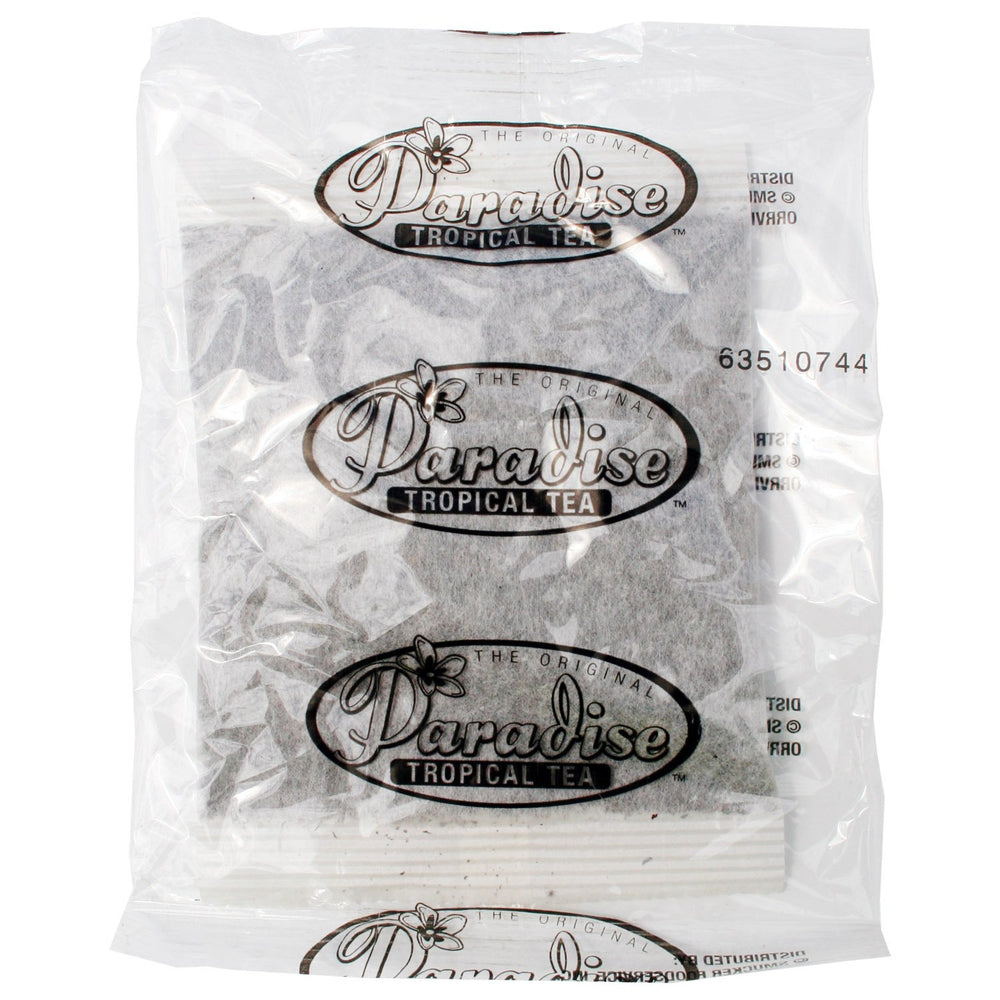 Paradise Tea tropical filter packs ready for quick iced tea at home