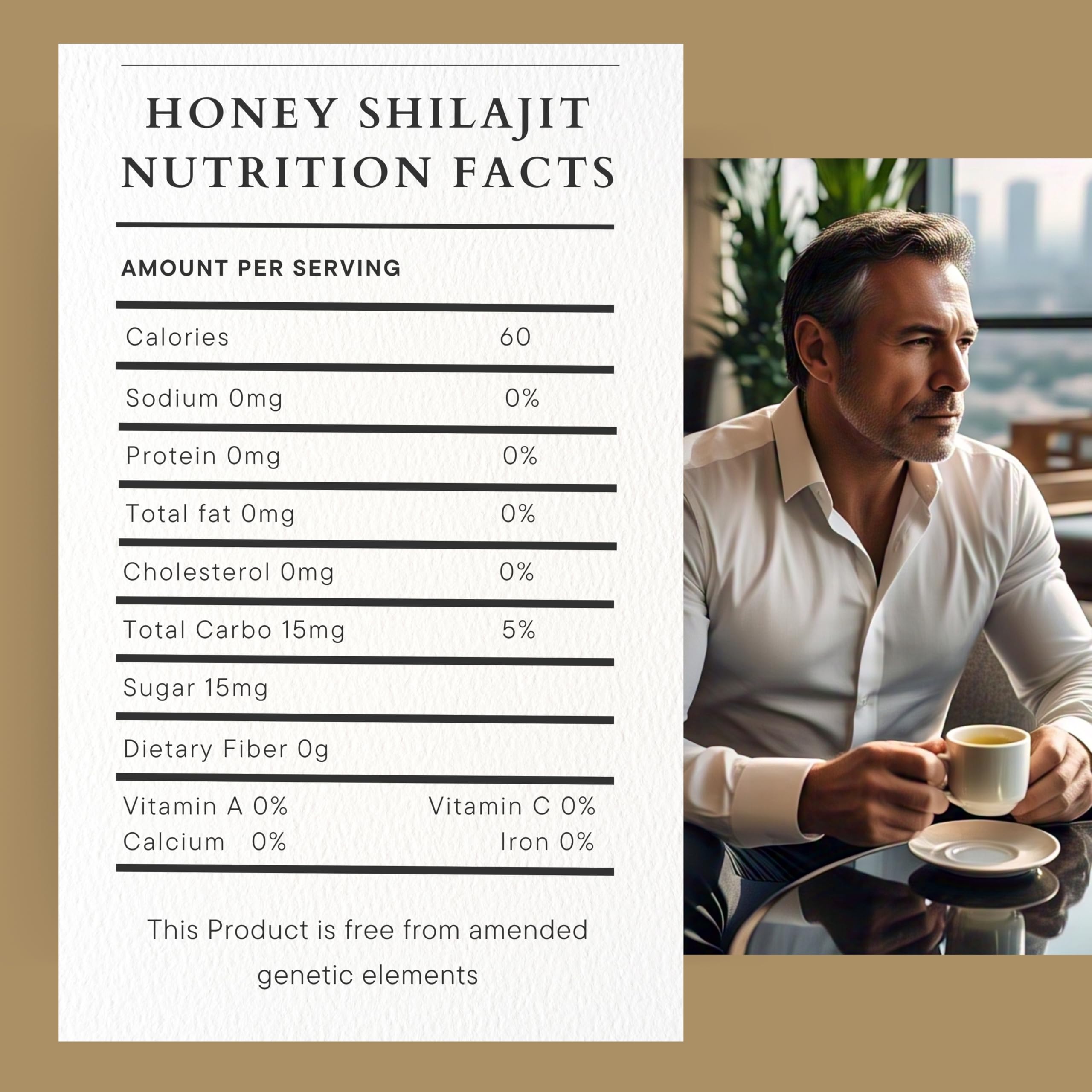 Paramount Honey Shilajit sachet in hand shows portable wellness option.