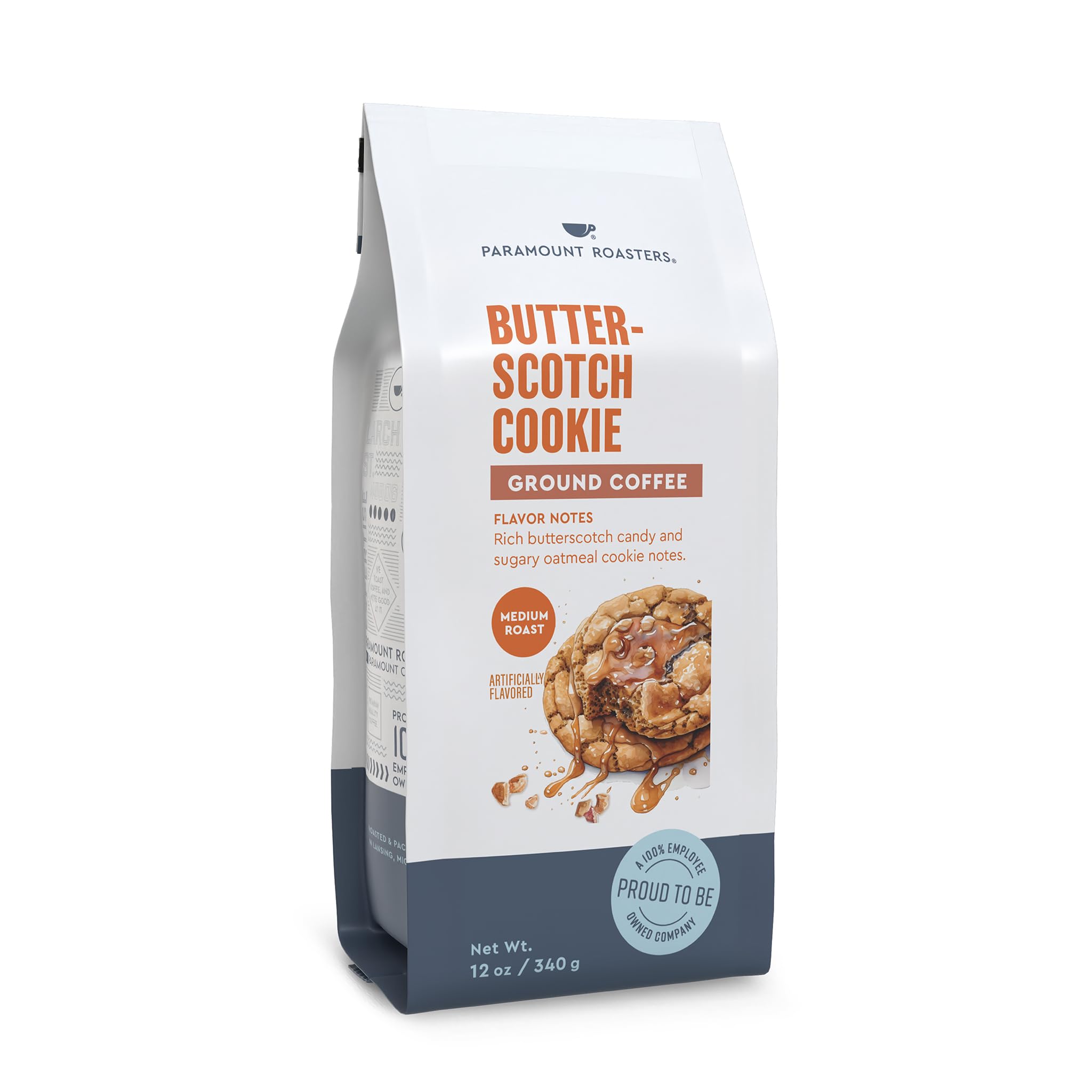 Paramount Roasters Butterscotch Cookie coffee being poured from a kettle