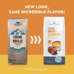 Paramount Roasters Creme Brulee aroma steam showing inviting sweetness before brew.