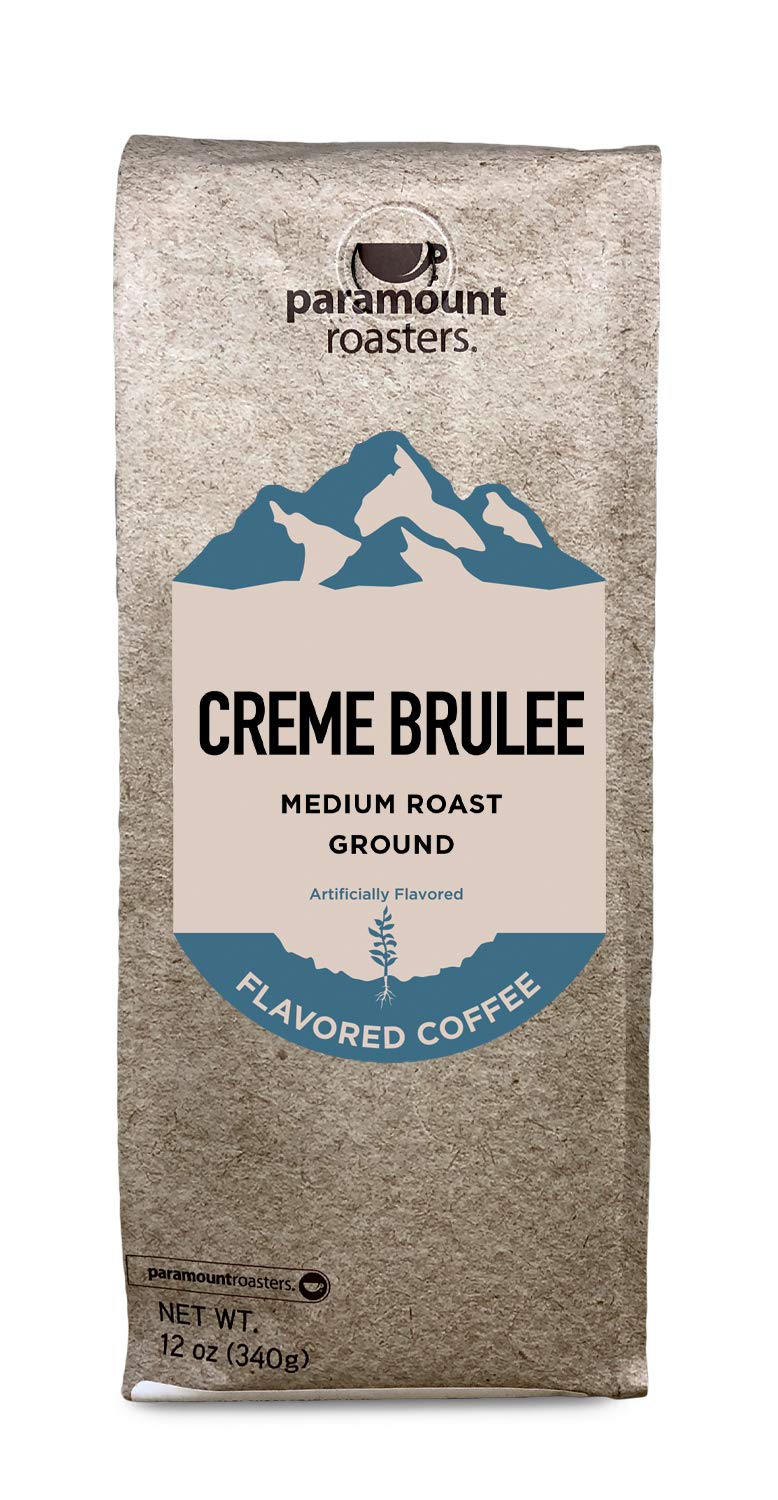 Paramount Roasters Creme Brulee coffee pour captures smooth, comforting preparation.