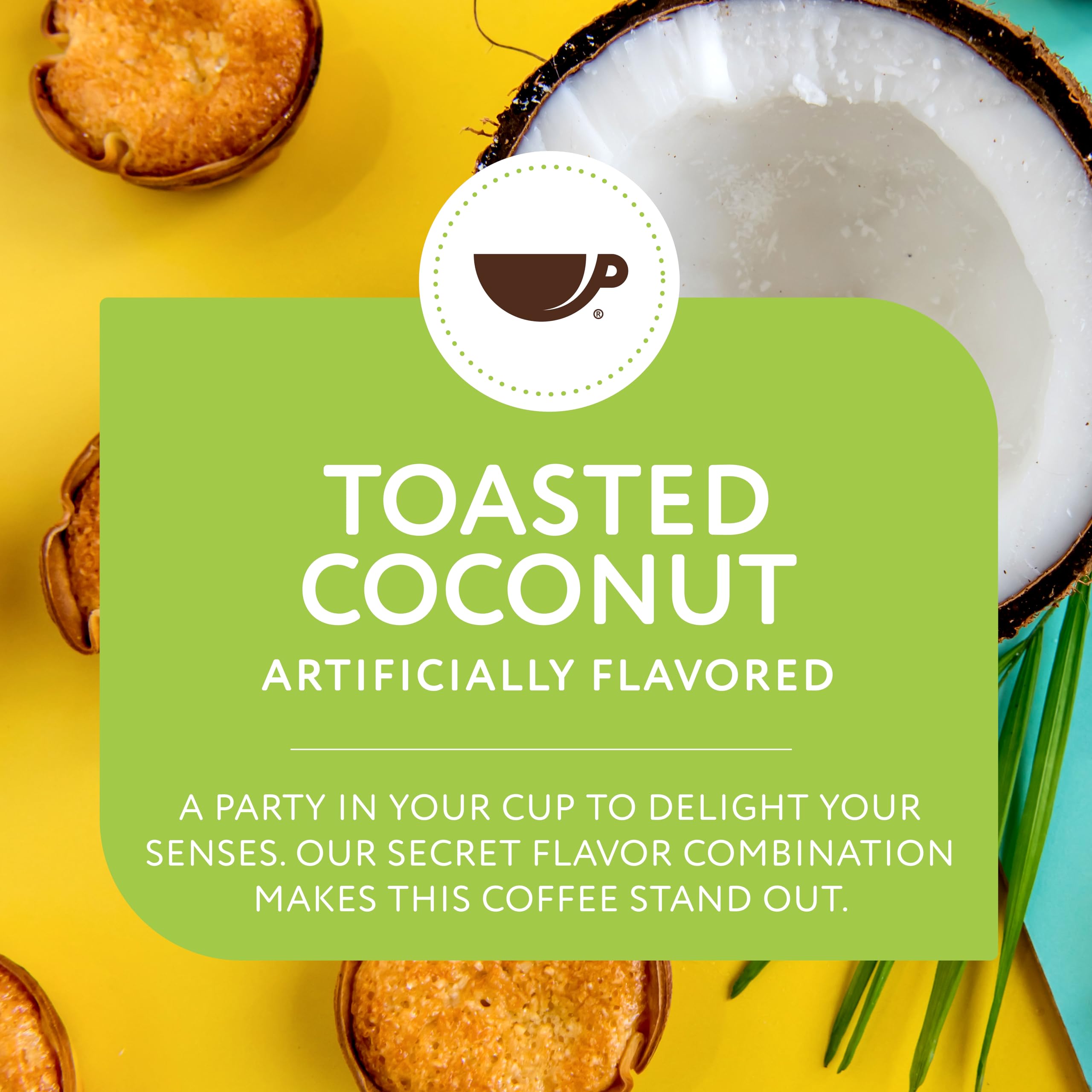 Paramount Roasters iced coffee idea with cream yields tropical twist.
