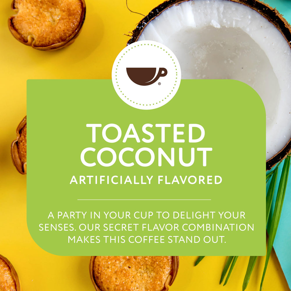 Paramount Roasters iced coffee idea with cream yields tropical twist.