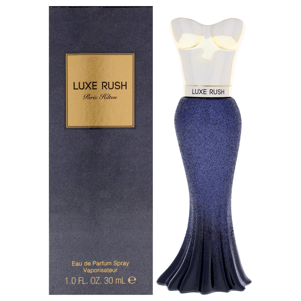 Paris Hilton Luxe Rush bottle front view for everyday wear and travel