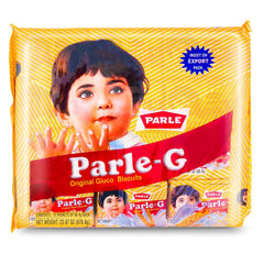 Parle G Original Gluco biscuits 12-pack box for quick snacking