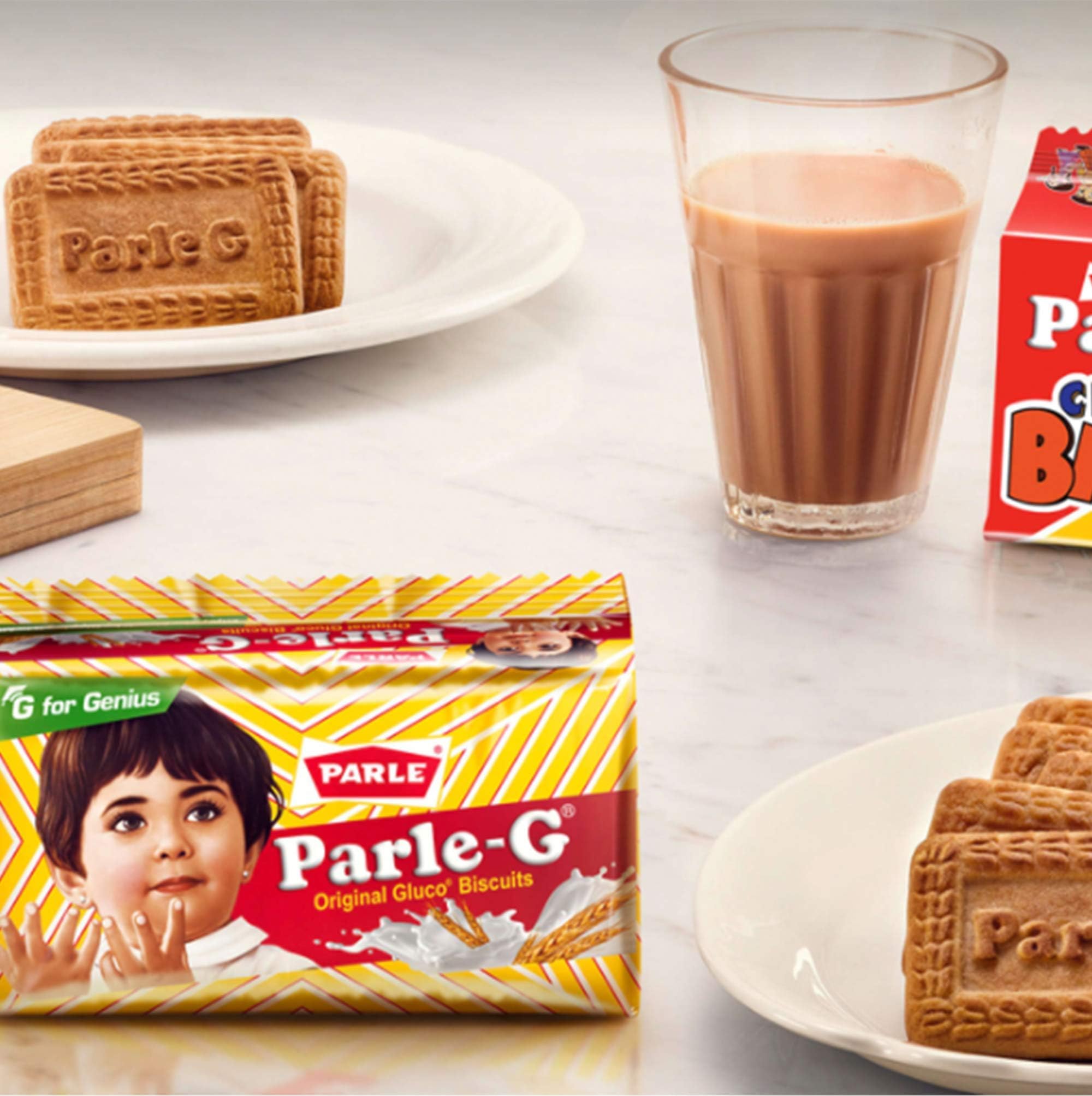 Parle G Original Gluco biscuits made in India for everyday snacking