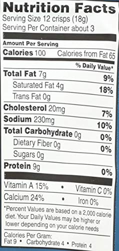 Parm Crisps all-cheese composition highlights natural ingredients and cheese-forward taste