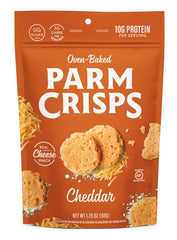 ParmCrisps Four Cheese crisps in a bag, versatile cheese snack for pairing
