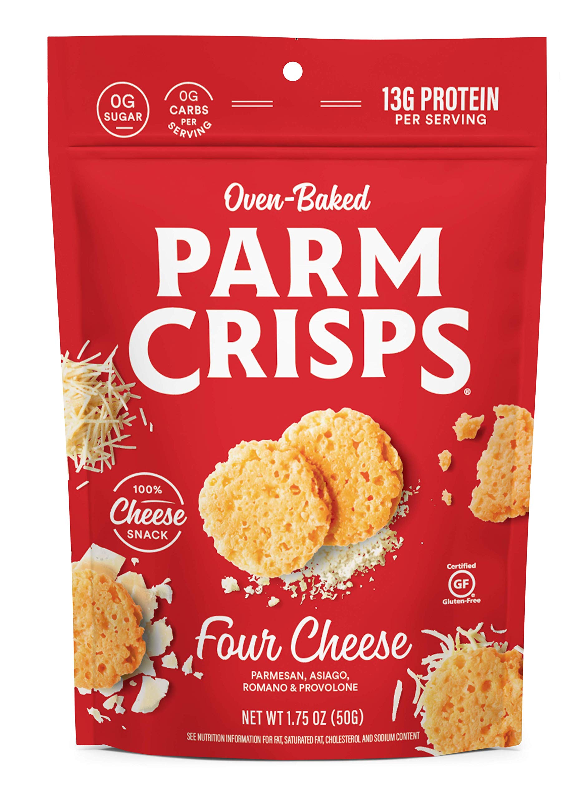 ParmCrisps oven-baked snack delivering crisp texture from real cheese