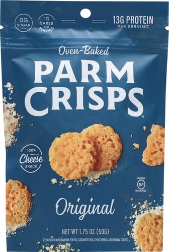 Parm Crisps oven-baked tray close-up features golden crisps perfect for entertaining