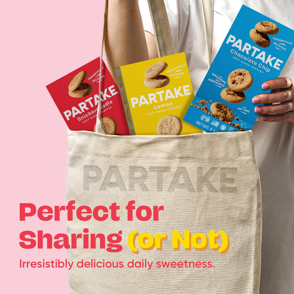 Partake nut-free lunchbox scene, perfect for kids and adults with sensitivities