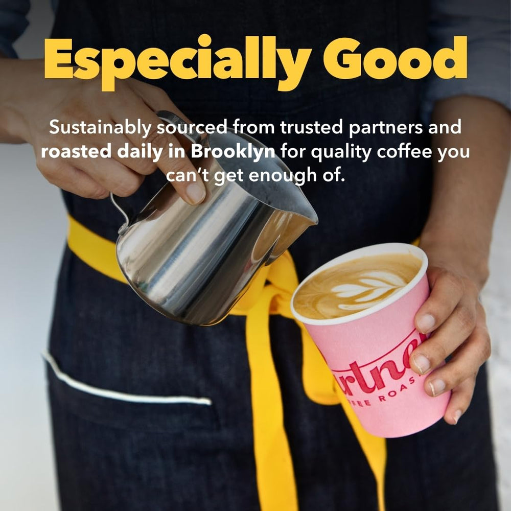 Partners Coffee Roasters roast-date bag emphasizes freshness for all brews.