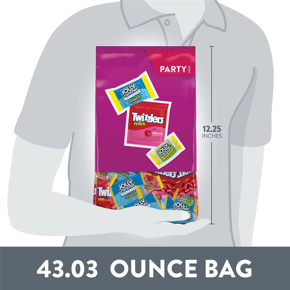 Party pack candies concession display, ready for events and celebrations.