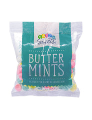 Party Sweets assorted pastel buttermints unwrapped for elegant table decor.