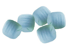 Party Sweets Blue Buttermints used as decorations for a festive table setup.