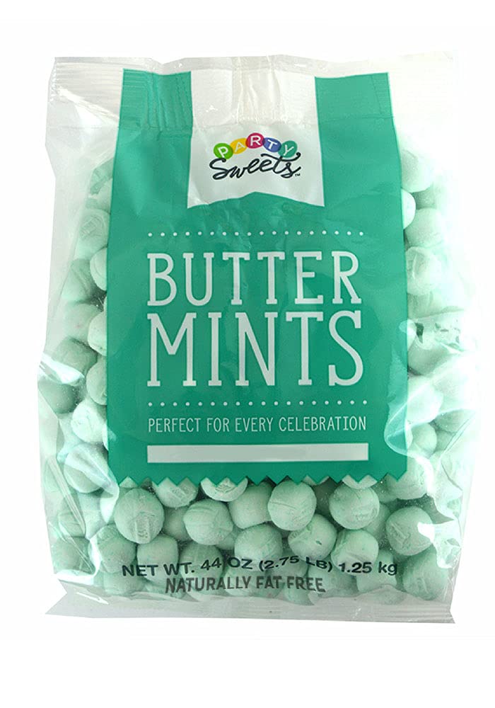Party Sweets mint-green buttermints bag for bulk celebration use