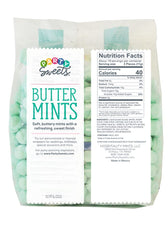 Party Sweets mint-green buttermints on table decor for guests