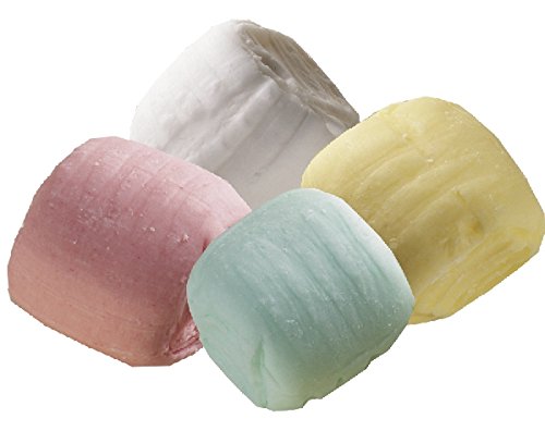 Bowl display of Party Sweets pastel buttermints at a party table