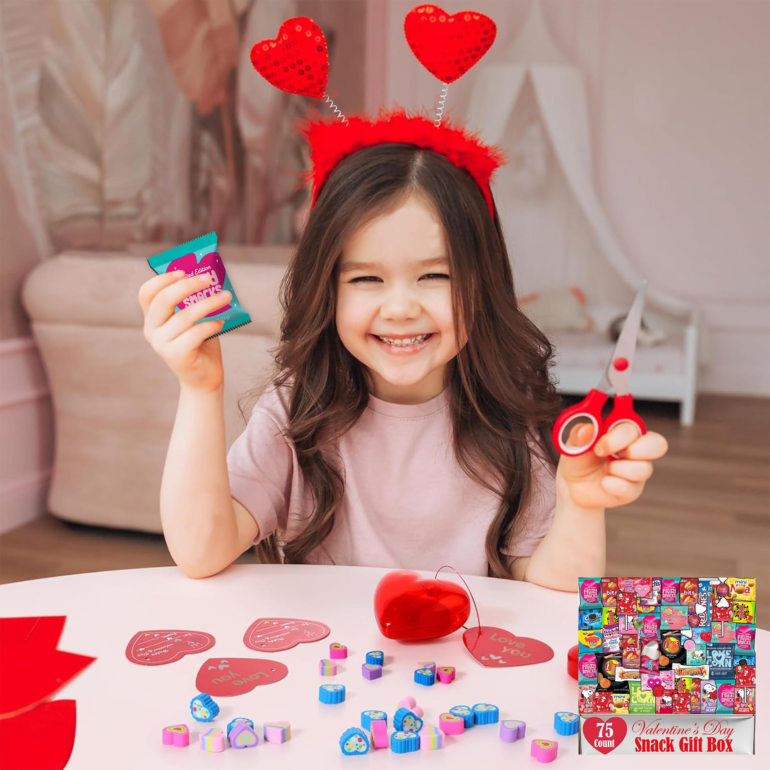 Partypom colorful snack packaging, festive and eye-catching.