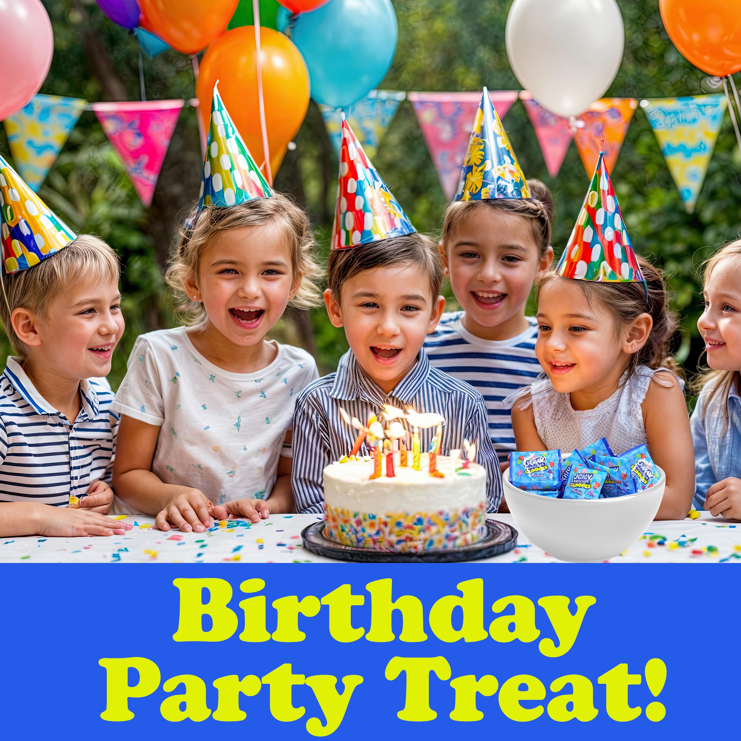 Partypom Jolli Rancher Gummies Minis ideal pinata fillers and classroom rewards.
