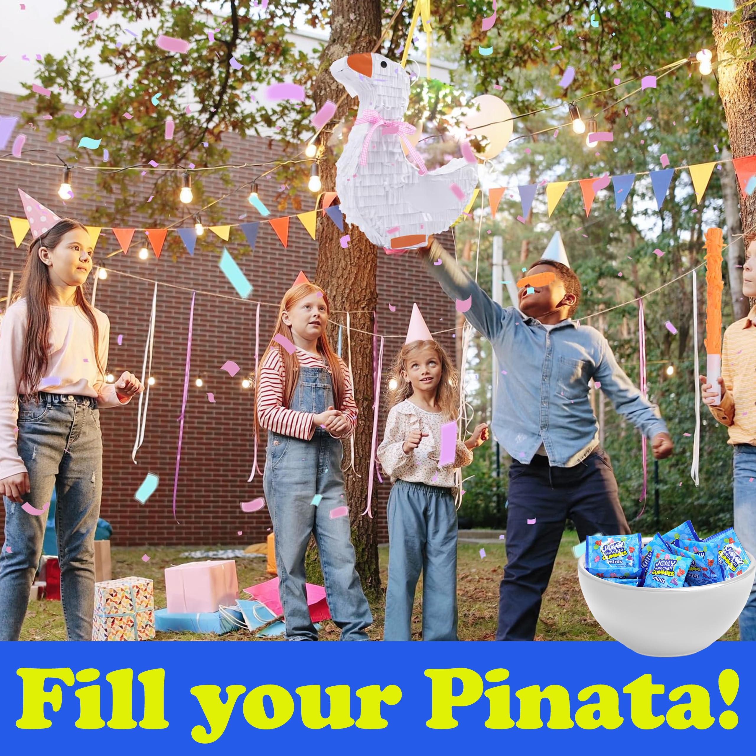 Partypom Jolli Rancher Gummies Minis come in a convenient 2 lb value.