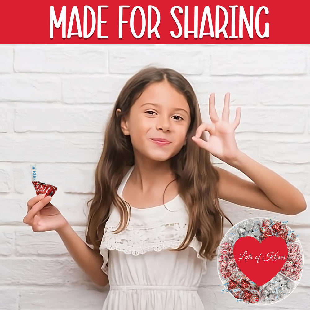Partypom open-view tray invites sharing during Valentines gatherings.