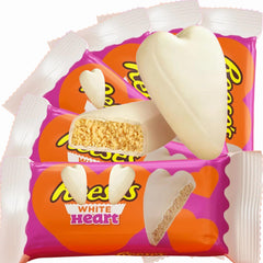 Partypom Reeces Valentine heart chocolate with white creme, ideal for sharing