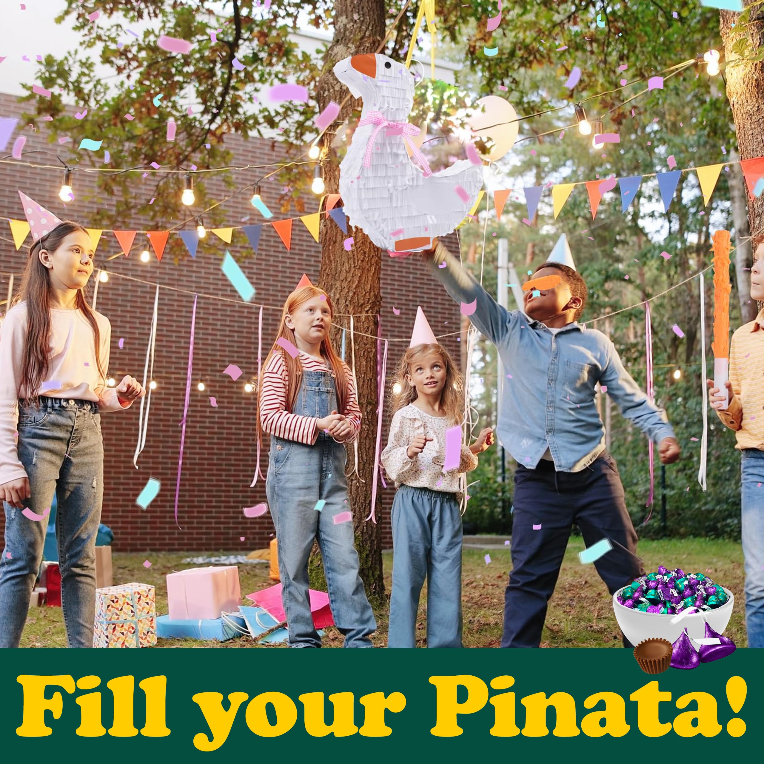 Partypom individually wrapped bites keep serving tidy during celebrations.