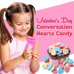 Partypom sweet messages on hearts offer a friendly touch for gift jars