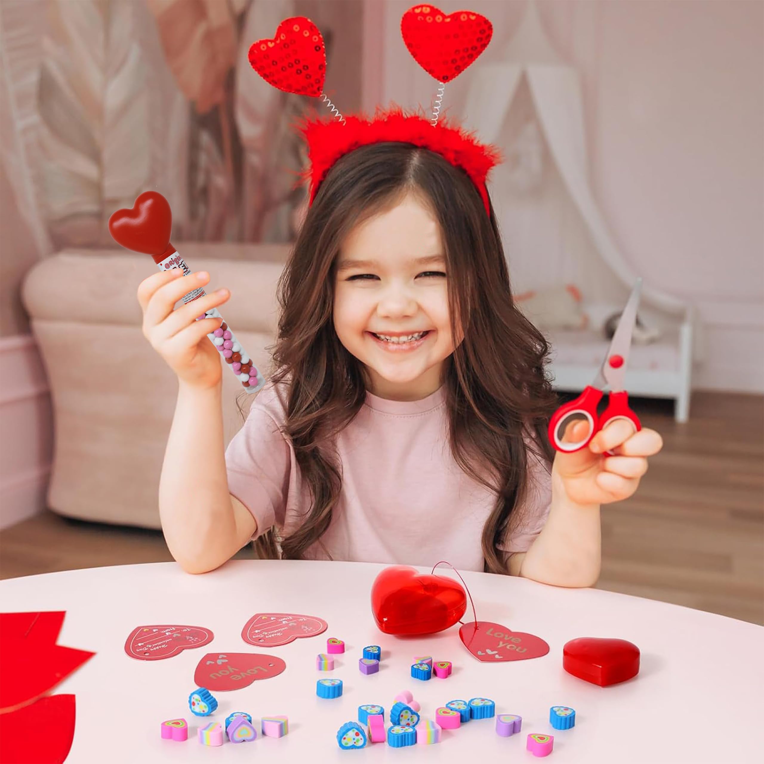 Colorful candy coatings inside Partypom tubes add texture and crunch.