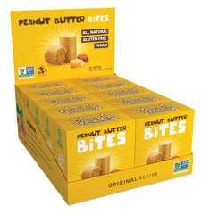 Pasokin PB Bites creamy peanut butter snack in resealable packaging for on-the-go energy.
