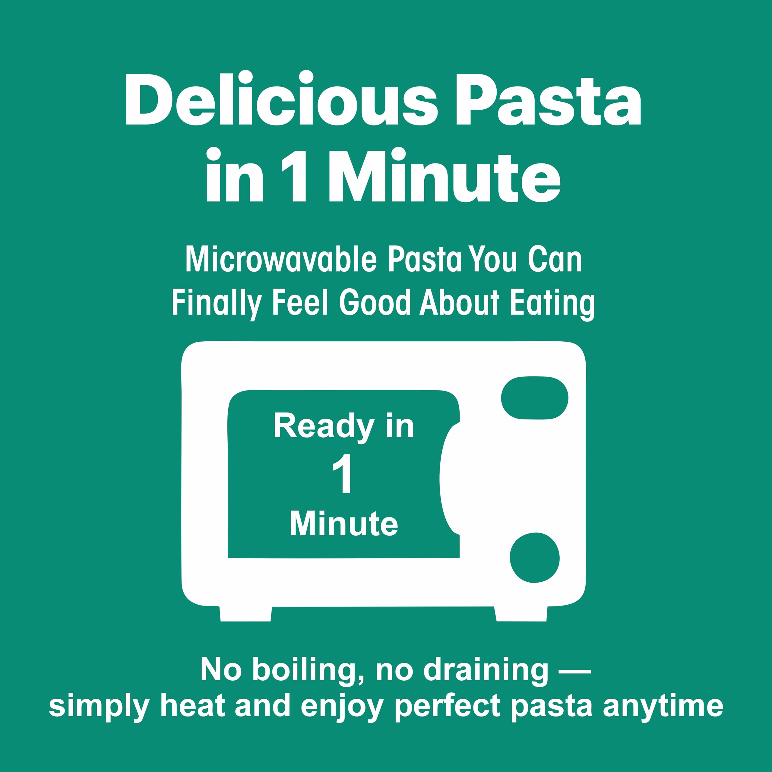 Pasta Zing Fusilli with 4g fiber supports fullness between meals