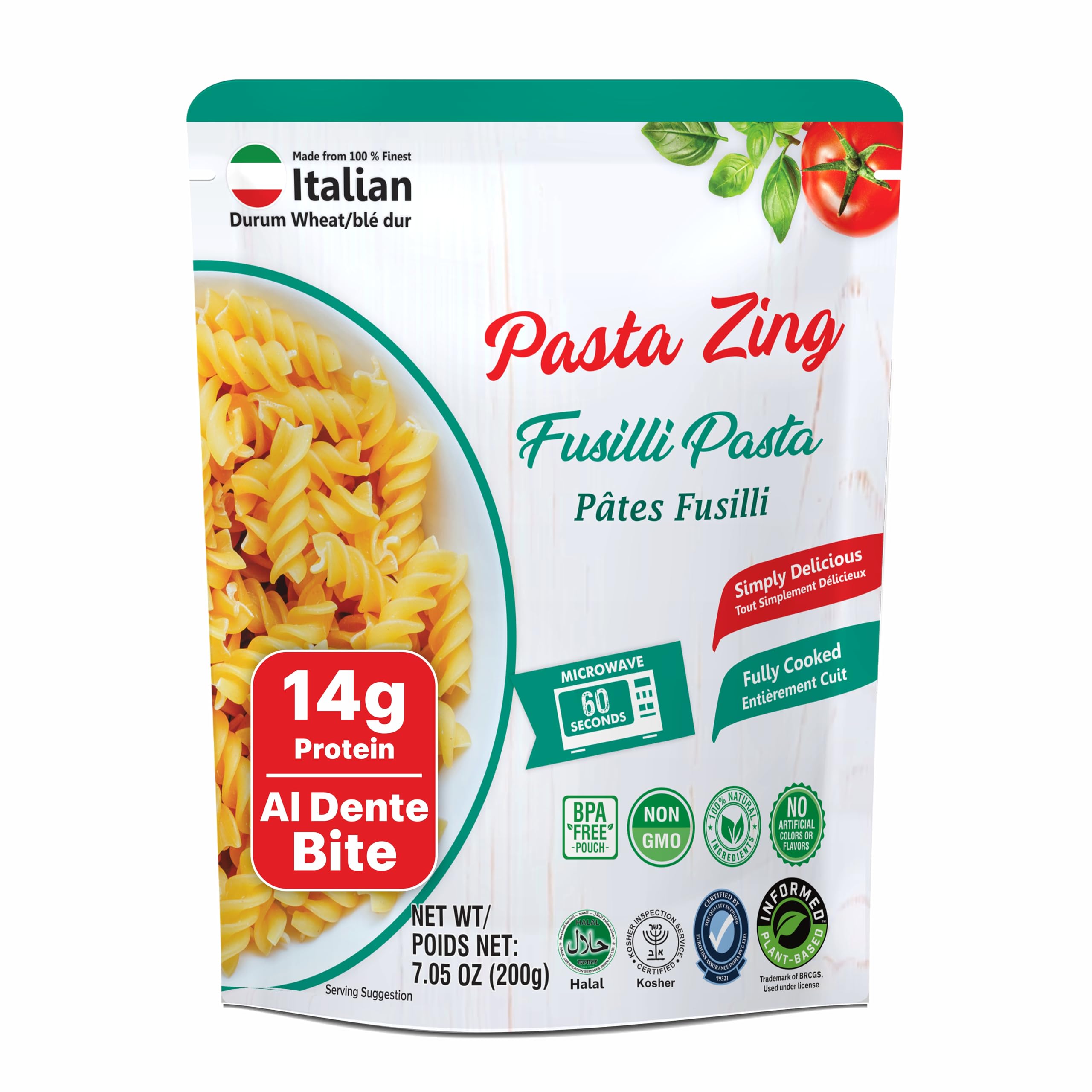 Pasta Zing Fusilli ready in 1 minute for quick weeknight meals