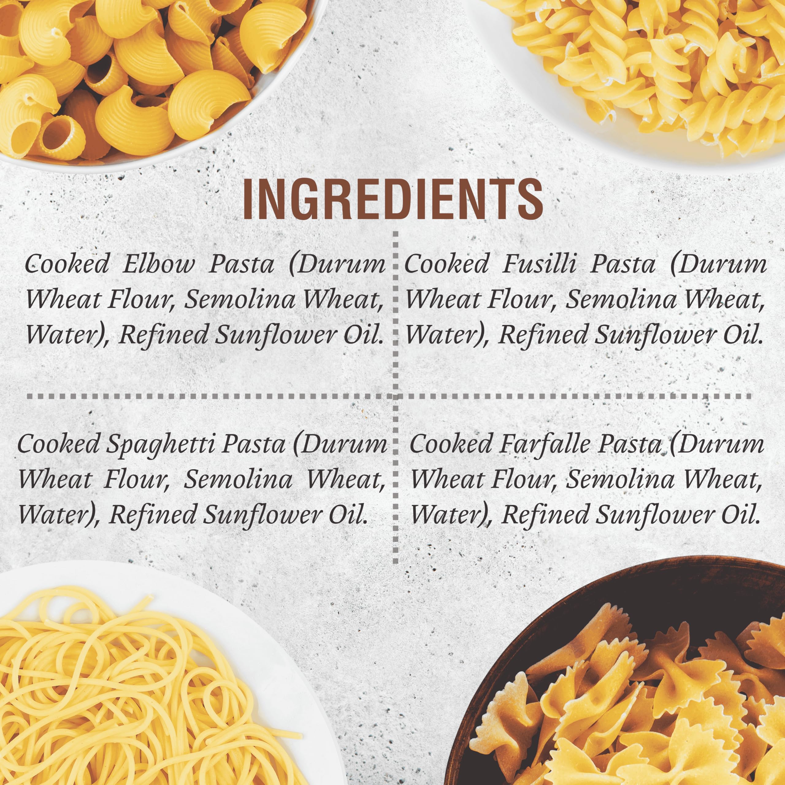 Pasta Zing fusilli spirals holding chunky sauce nicely.