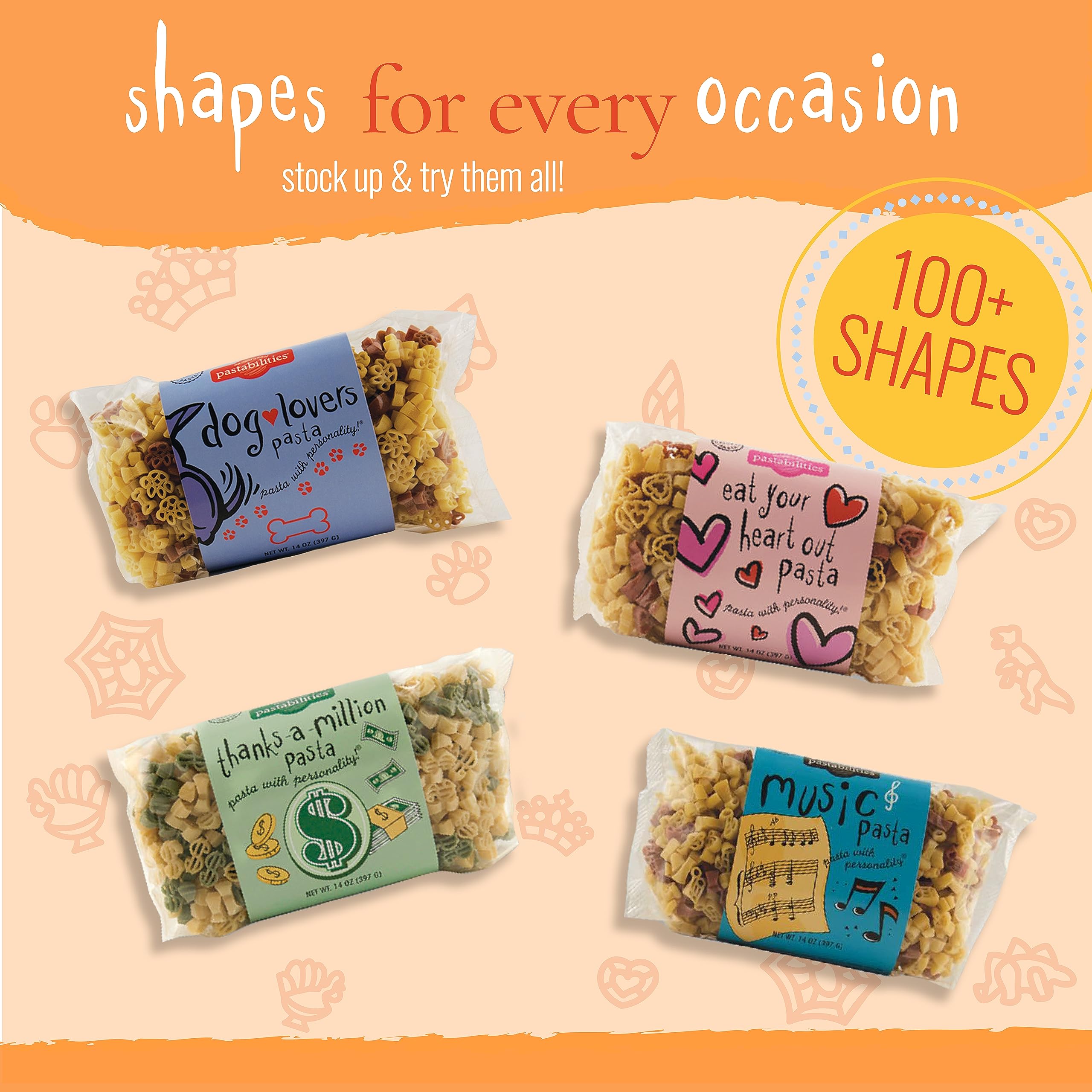 Pastabilities family size pack serves four, ideal for shared dinners