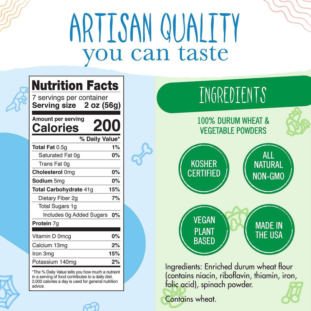 Pastabilities shamrock-shaped pasta enjoyed by a child for a fun mealtime.