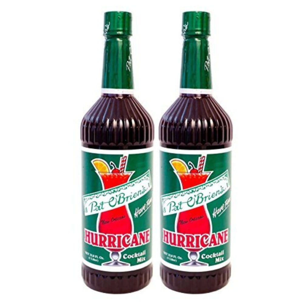 Pat O'Brien's hurricane mix 33oz bottle for bold party flavor