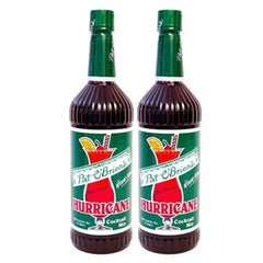 Pat O'Brien's hurricane mix 33oz bottle for bold party flavor
