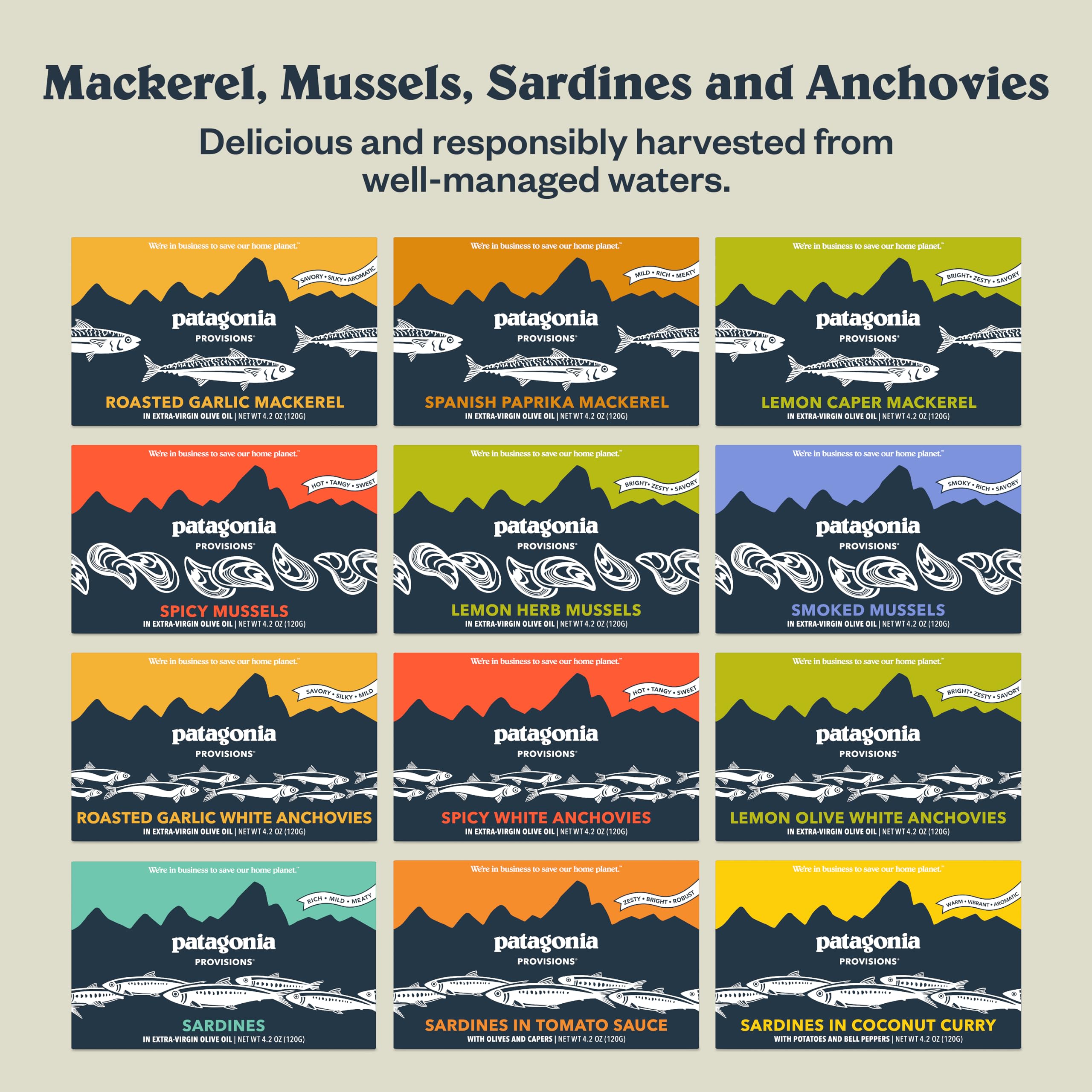 Patagonia Provisions Spicy Mussels straight from can for quick snacking