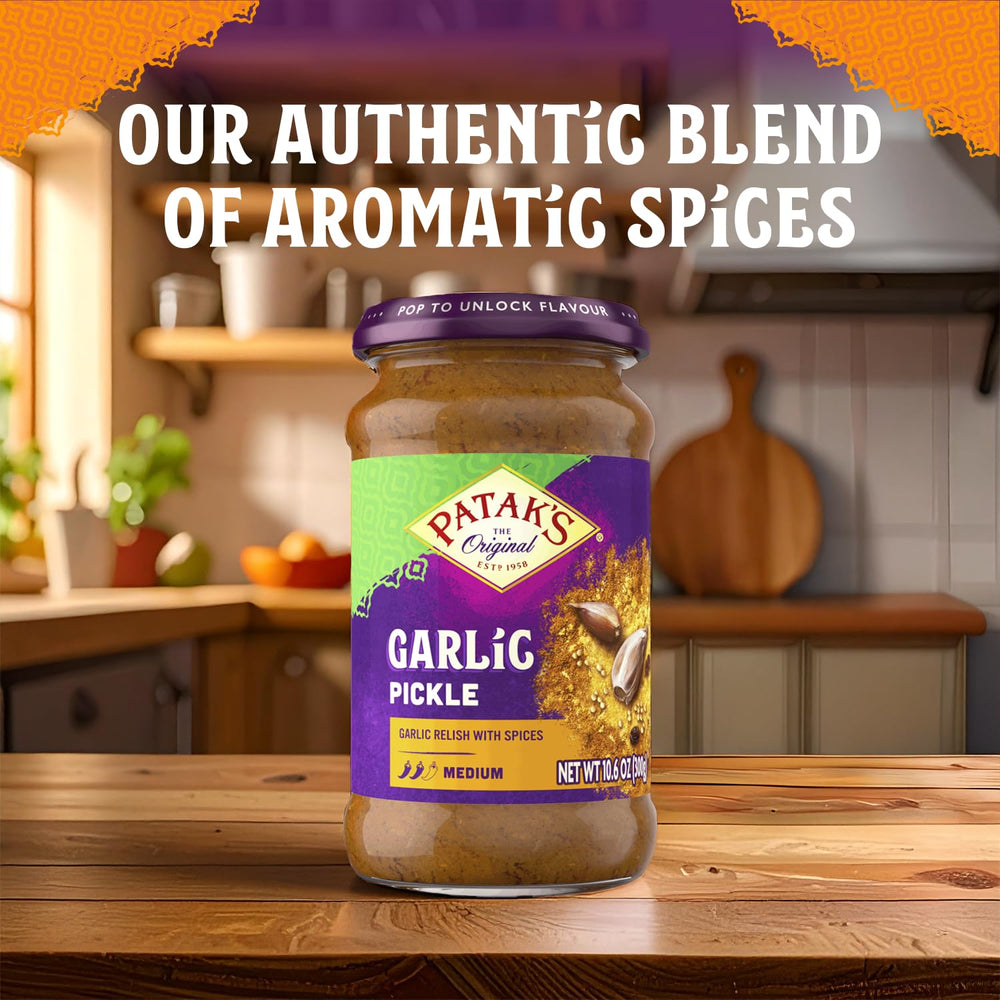 Patak’s Garlic Pickle paired with wraps for elevated lunchtime meals