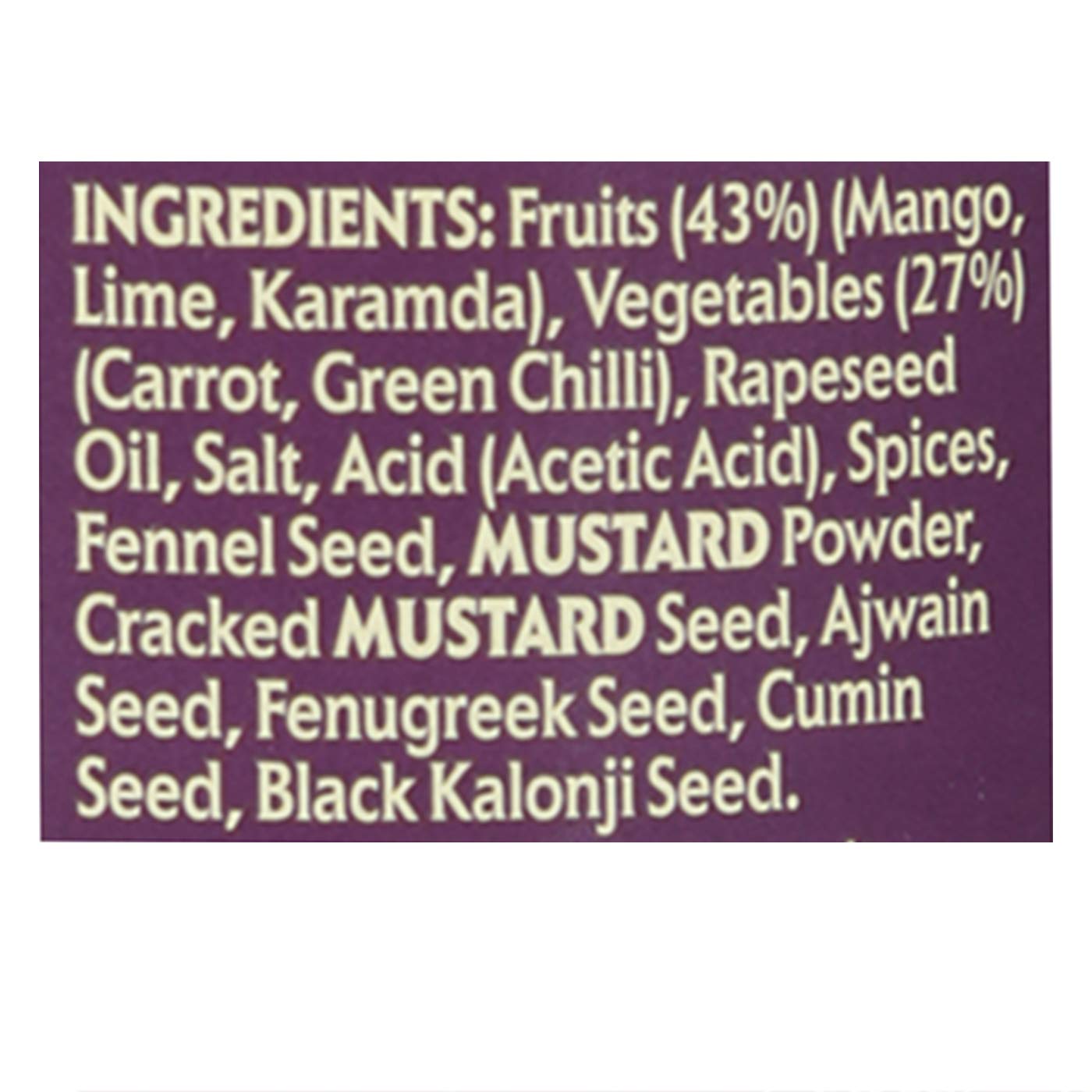 Patak's Hot Mixed Pickle closeup highlights peppers and spices for bold flavor.